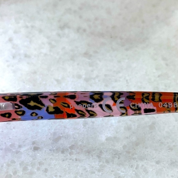 Peepers Jungle Fusion Black Leopard No Correction Blue Light Eyeglasses - Picture 6 of 7